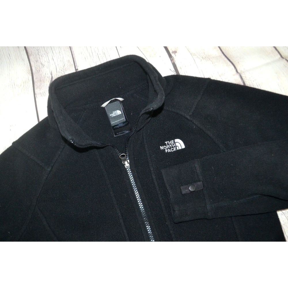 THE NORTH FACE Women's Full Zip Glacier Polartec Fleece Jacket SIZE SMALL‎ Black